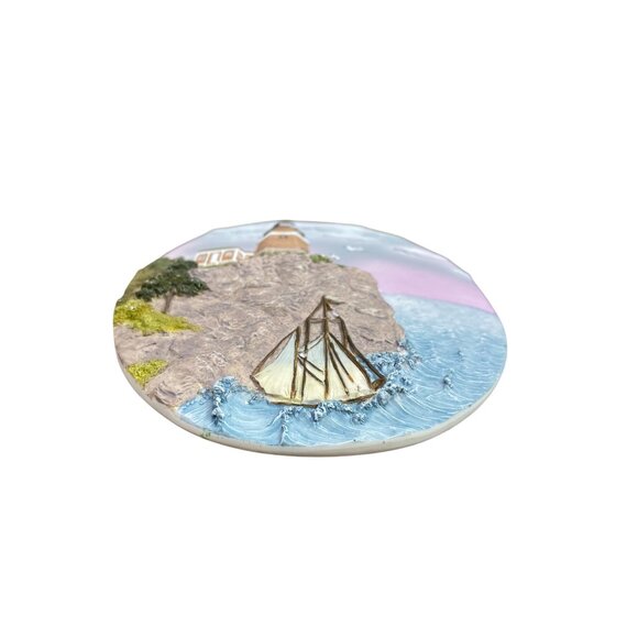 Split Rock Key West 3D Lighthouse set of 2 Ceramic Wall Plaques 9'x5.5" SKU 9321 - Picture 11 of 16